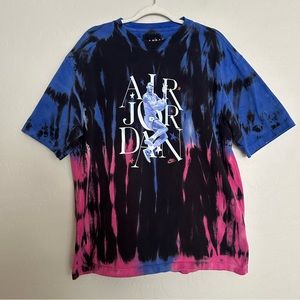 Nike Air Jordan Tie Dye T Shirt Size Large